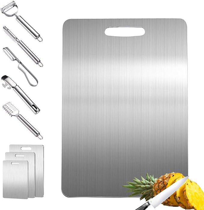 Shopia™ Titanium Cutting Board - لوح تقطيع التيتانيوم
