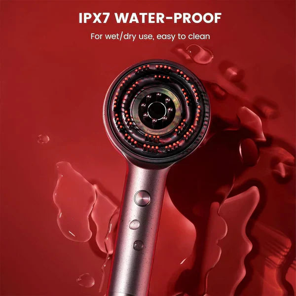 Shopia™ Scalp Massager Brush (Red) – فرشاة تدليك فروة الرأس (حمراء)