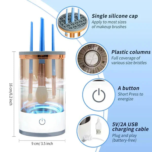 Shopia™ Makeup Brush Cleaner – منظف فرش المكياج