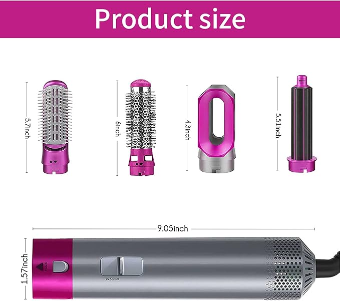 Shopia™ Hot Hair Brush 5 in 1 – فرشاة الشعر الساخنة 5 في 1