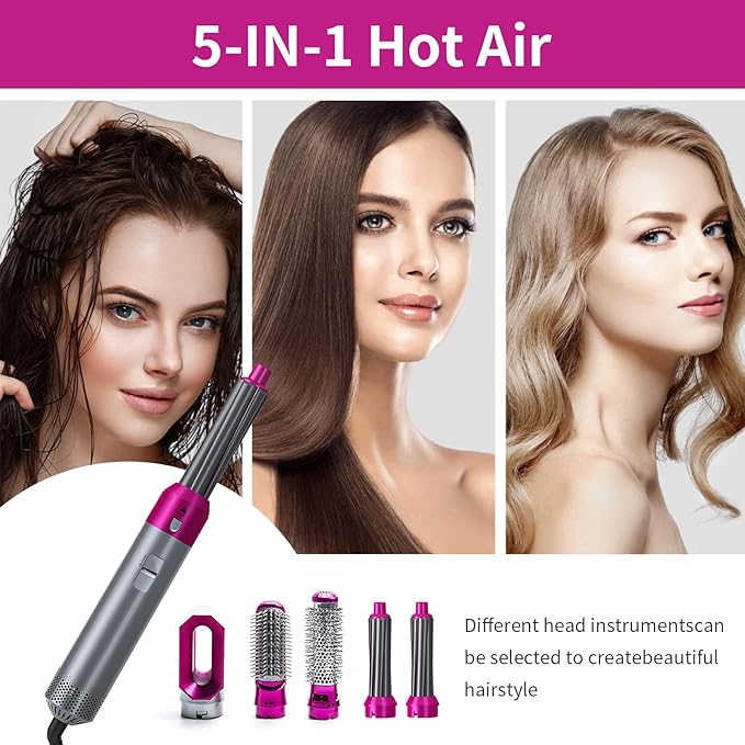 Shopia™ Hot Hair Brush 5 in 1 – فرشاة الشعر الساخنة 5 في 1