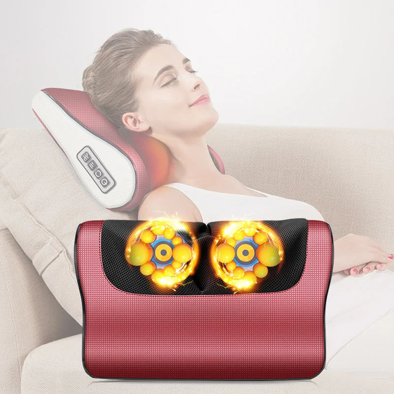 Shopia™ Red Pillow Massager – جهاز تدليك الوسادة الحمراء