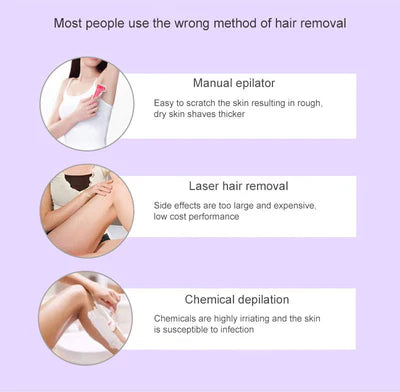 Shopia™Purple Epilator – آلة إزالة الشعر البنفسجية