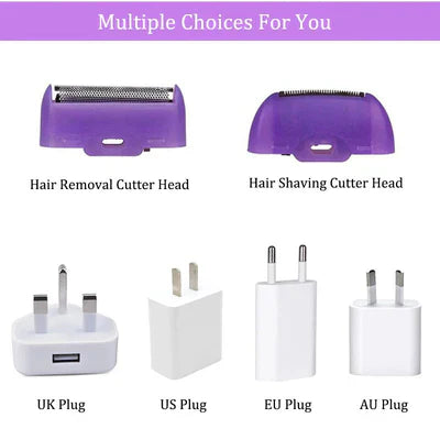 Shopia™Purple Epilator – آلة إزالة الشعر البنفسجية