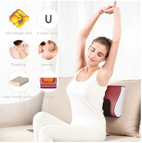 Shopia™ Red Pillow Massager – جهاز تدليك الوسادة الحمراء