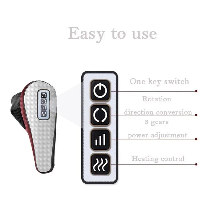Shopia™ Red Pillow Massager – جهاز تدليك الوسادة الحمراء