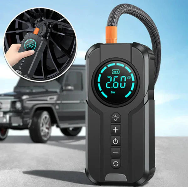 Shopia™Jump Starter With Air Pump جهاز تشغيل البطارية مع منفاخ هواء