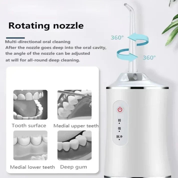 Shopia™3 In 1 Oral Irrigatorجهاز ري الفم 3 في 1